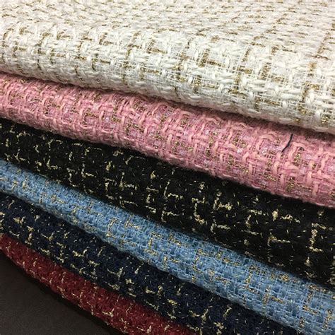 chanel inspired fabric by the yard|chanel boucle tweed fabric.